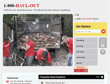 Tablet Screenshot of 1800haulout.com